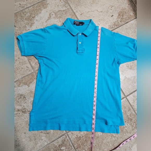 Polo Ralph Lauren Men’s Large Light Blue Cotton Polo Shirt Classic Fit - Picture 7 of 7
